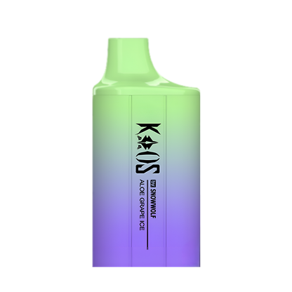 SnowWolf Kaos 6000 Disposable Vape Aloe Grape Ice  