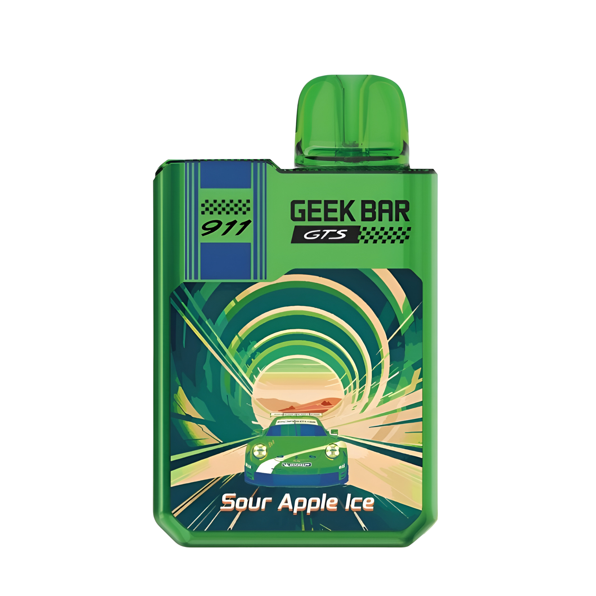 Geek Bar 911 GTS 18K Disposable Vape - Sour Apple Ice