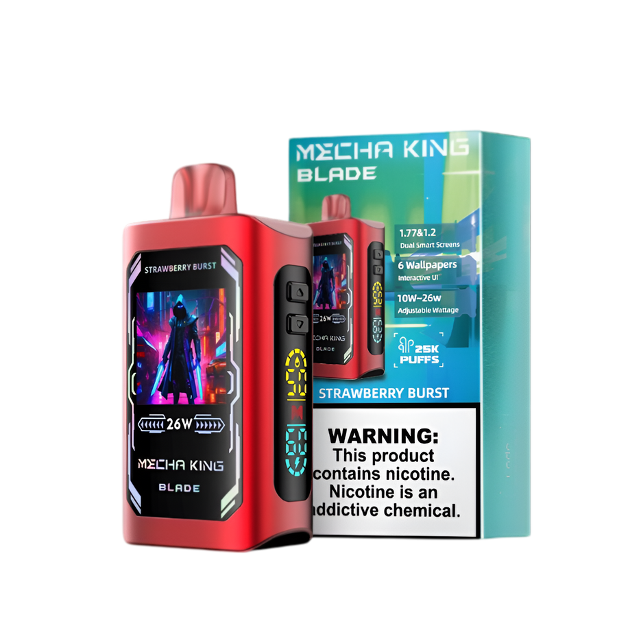 Mecha King Blade 25K Disposable Vape Strawberry Burst  