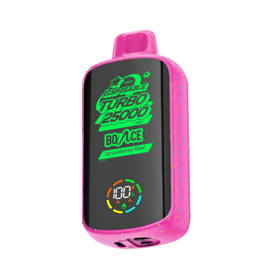 Bounce Turbo 25K Disposable Vape Strawberry Kiwi  