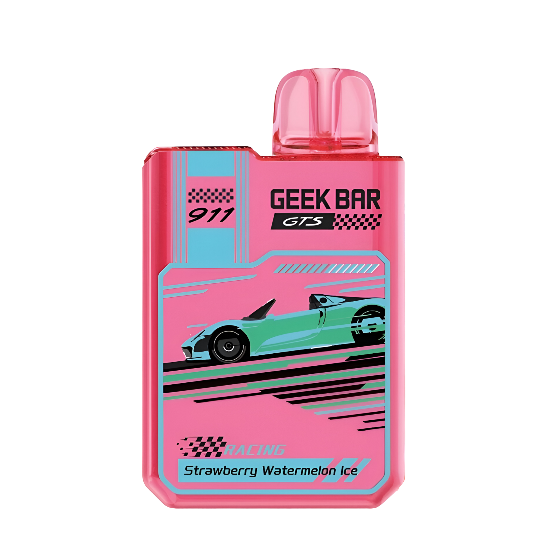 Geek Bar 911 GTS 18K Disposable Vape - Strawberry Watermelon Ice