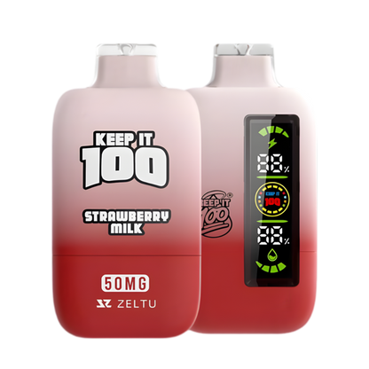 Keep It 100 20K Disposable Vape Strawberry Milk  