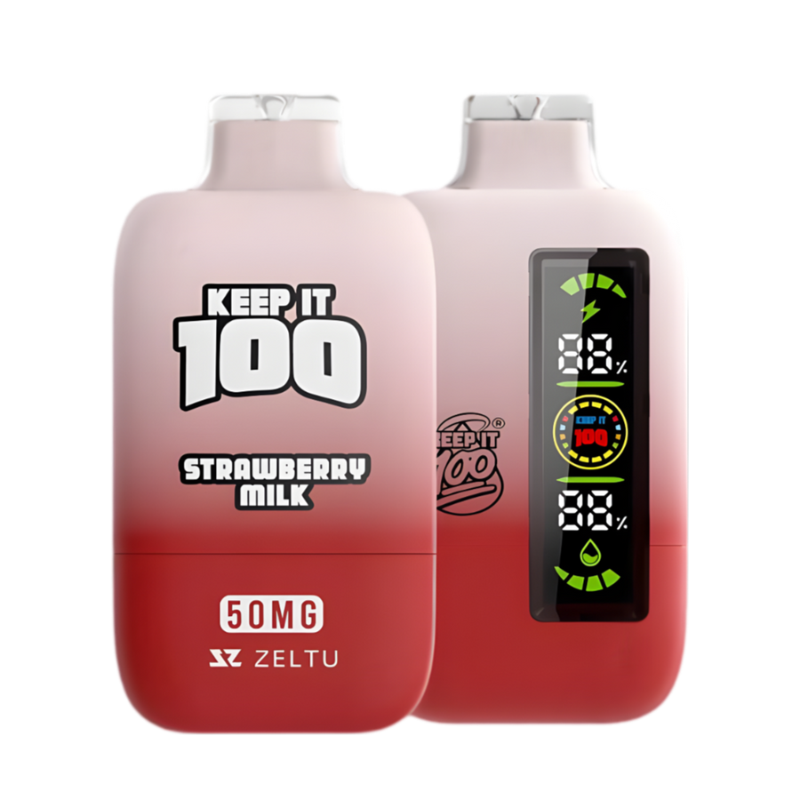 Keep It 100 20K Disposable Vape Strawberry Milk  