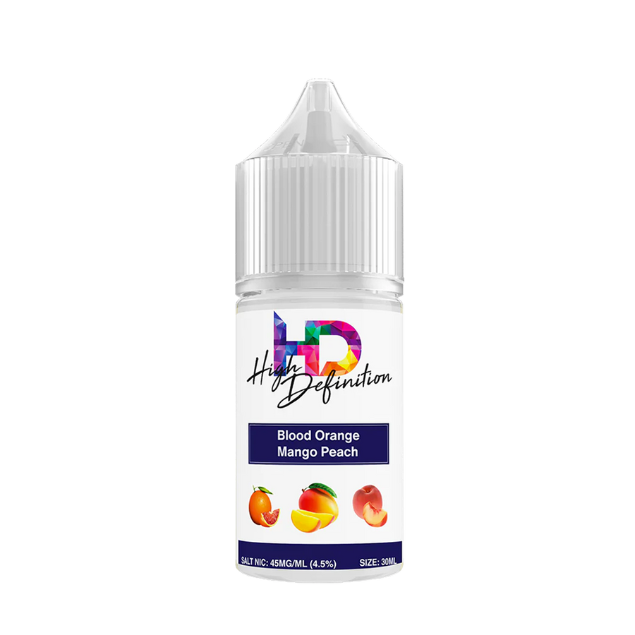 Suorin High Definition Salt Nicotine Vape Juice 45 Mg Blood Orange Mango Peach 