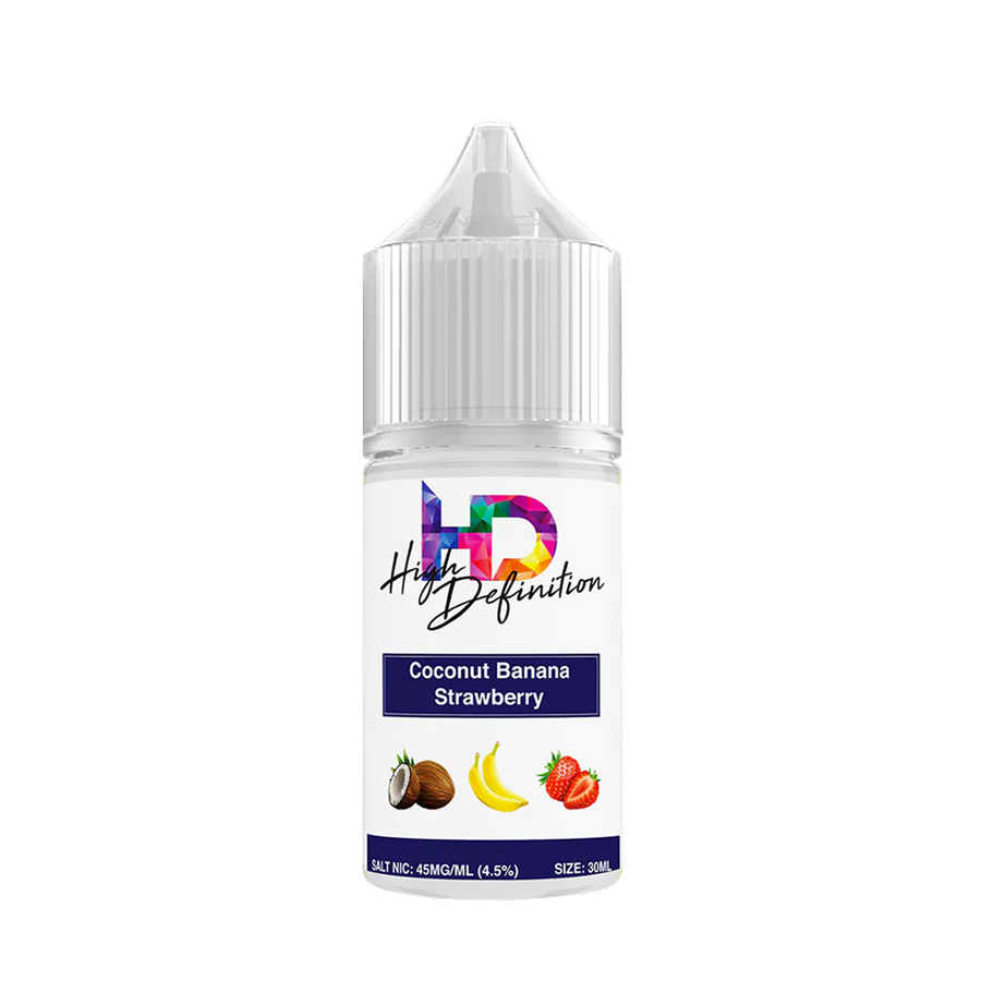 Suorin High Definition Salt Nicotine Vape Juice 45 Mg Coconut Banana Strawberry 