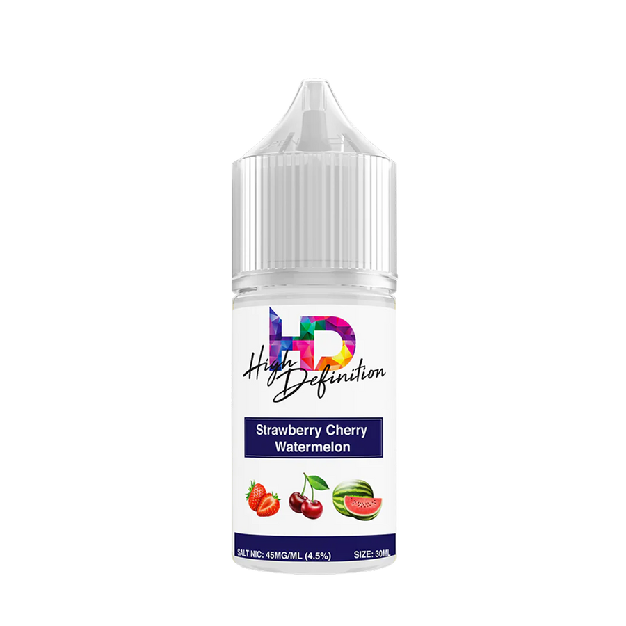 Suorin High Definition Salt Nicotine Vape Juice 45 Mg Strawberry Cherry Watermelon 