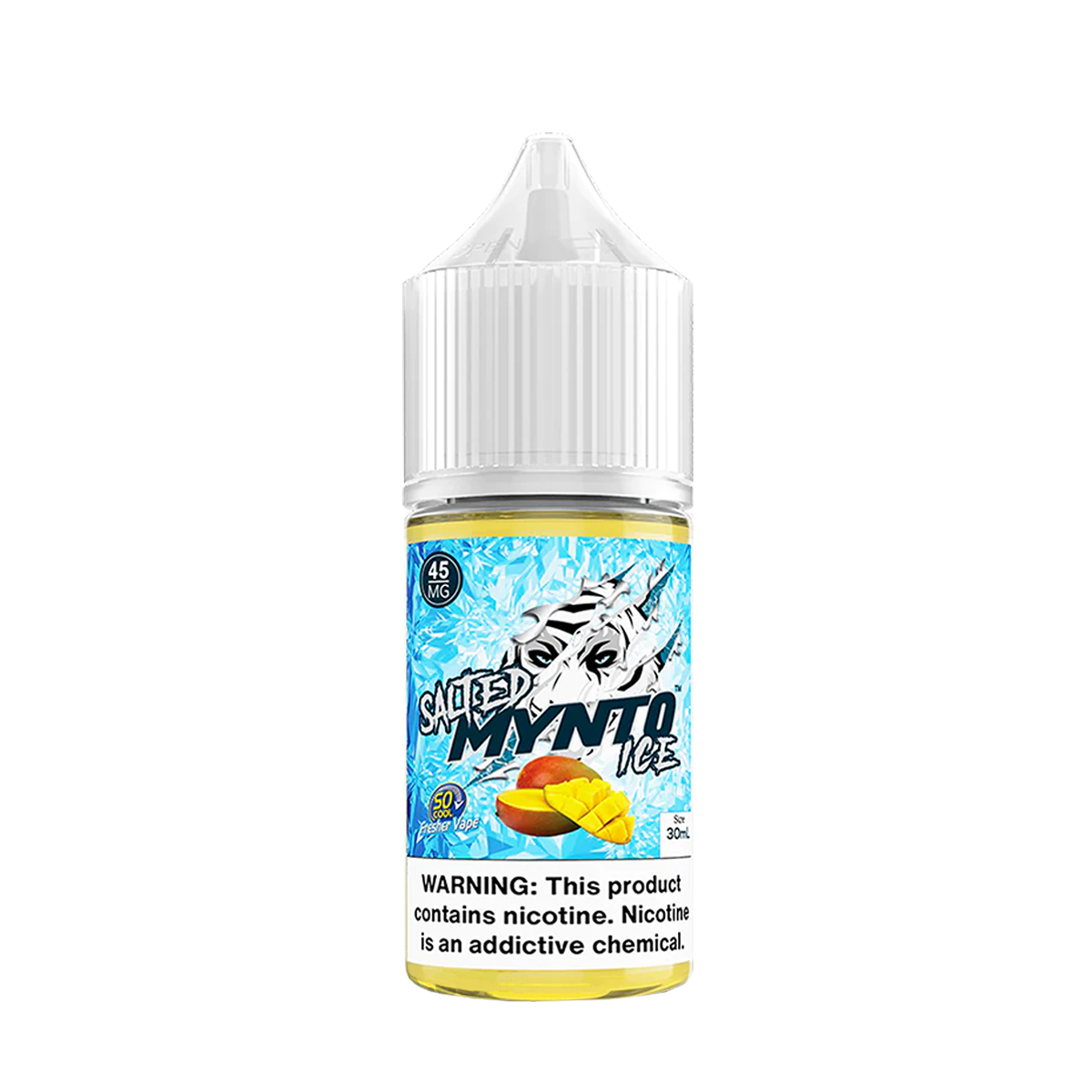 Suorin Mynto Ice Salt Nicotine Vape Juice 45 Mg 30 Ml Mango Ice