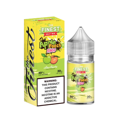 Finest Candy Edition Salt Nic Vape Juice 30 Mg Apple Peach Rings 