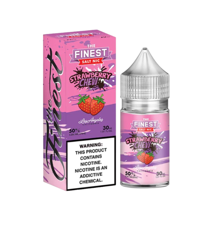 Finest Candy Edition Salt Nic Vape Juice 30 Mg 30 Ml Strawberry Chew
