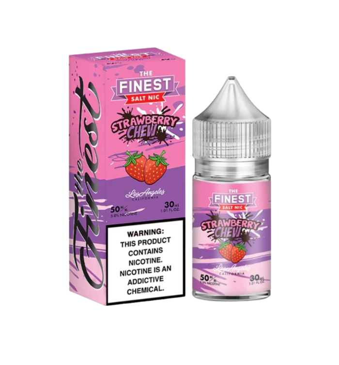 Finest Candy Edition Salt Nic Vape Juice 30 Mg Strawberry Chew 