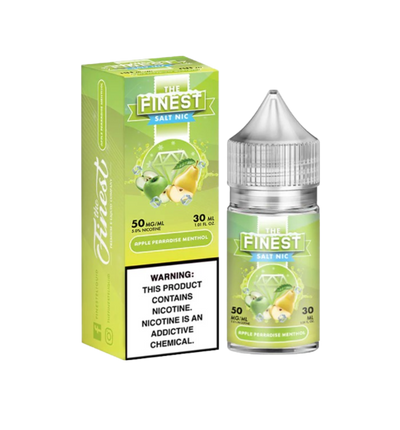 Finest Fruit Edition On Ice Salt Nic Vape Juice 30 Mg Apple Pearadise Menthol 