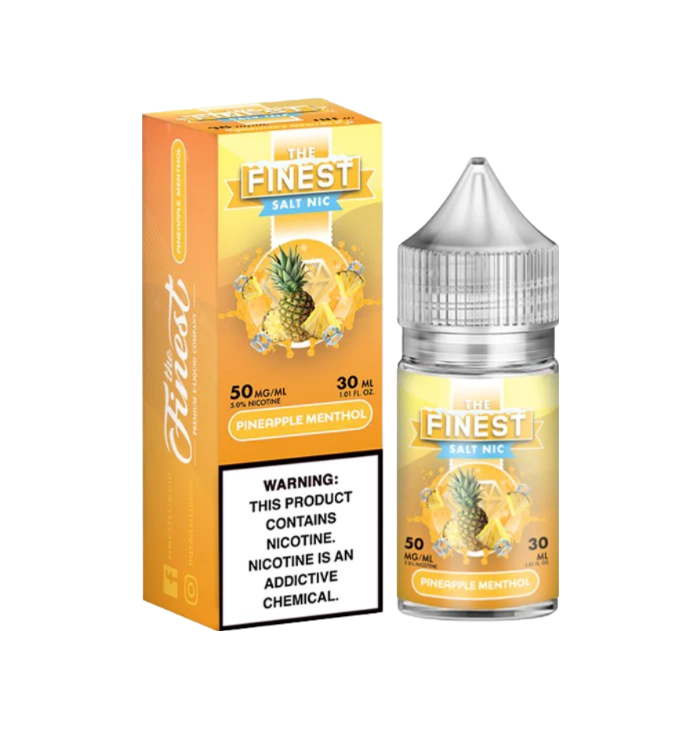 Finest Fruit Edition On Ice Salt Nic Vape Juice 30 Mg Pineapple Menthol 