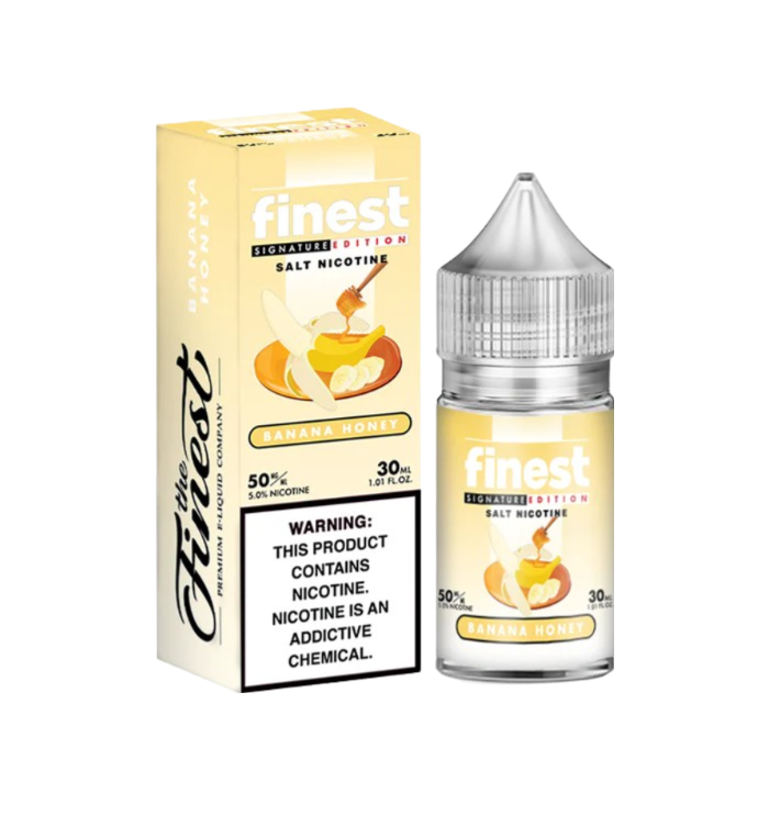 Finest Signature Edition Salt Nic Vape Juice 30 Mg Banana Honey 