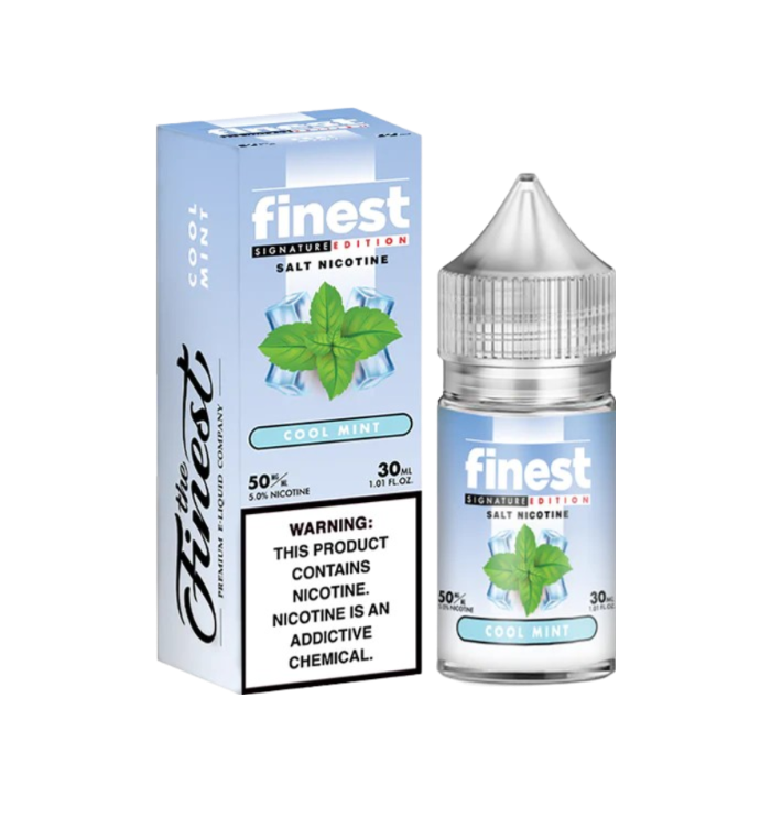 Finest Signature Edition Salt Nic Vape Juice 30 Mg Cool Mint 