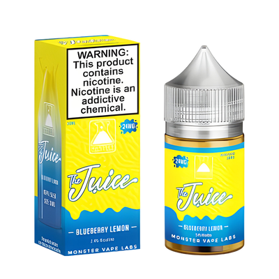 The Juice Monster Salt Nicotine Vape Juice 24 Mg Blueberry Lemon 