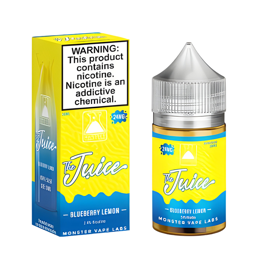 The Juice Monster Salt Nicotine Vape Juice 24 Mg Blueberry Lemon 