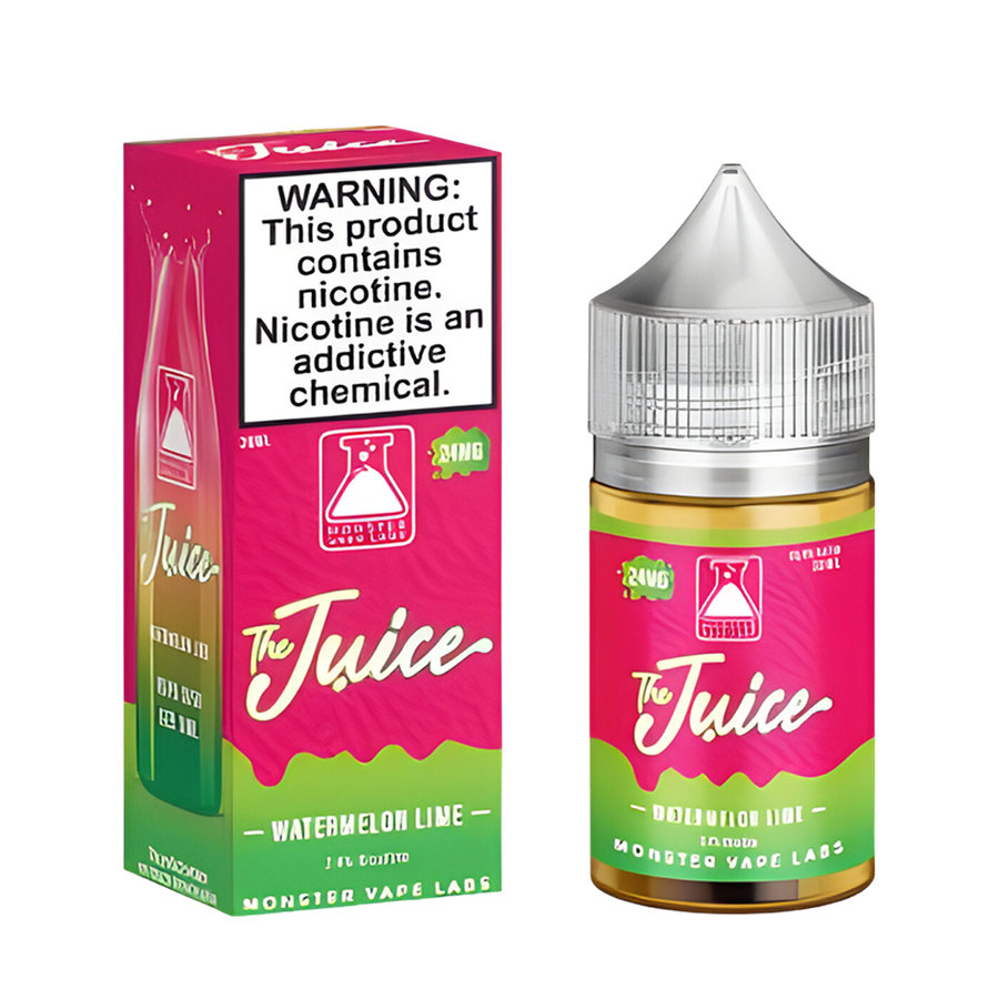 The Juice Monster Salt Nicotine Vape Juice 24 Mg Watermelon Lime 