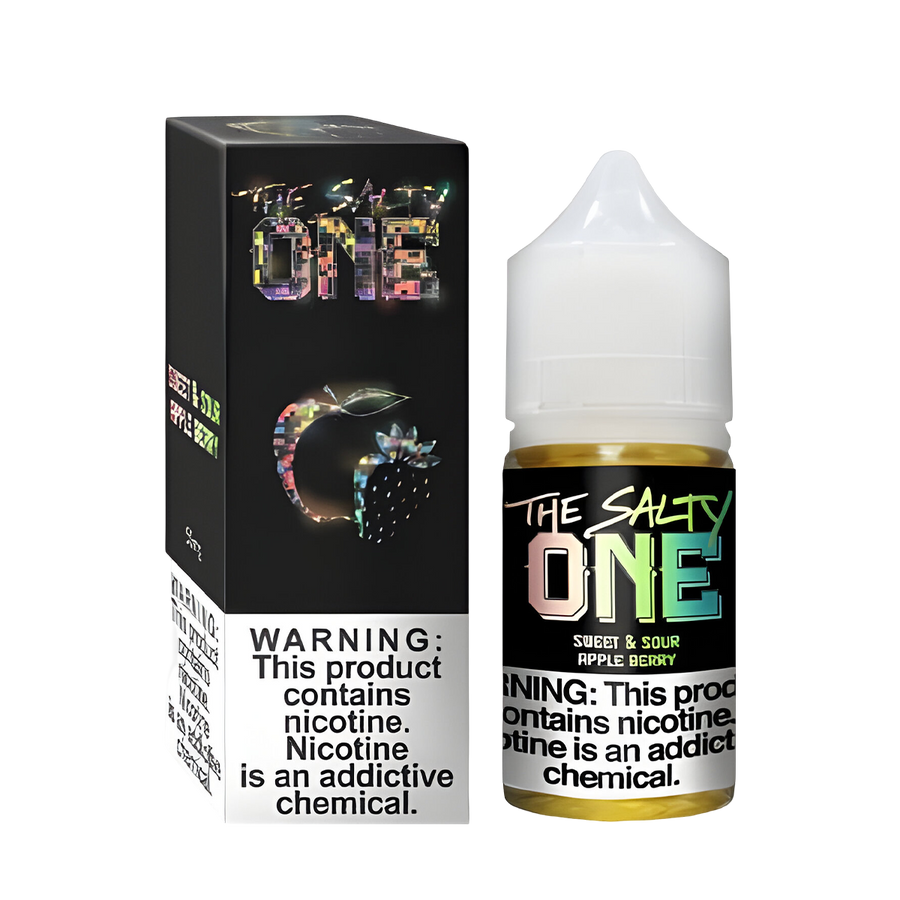 The One Salt Nicotine Vape Juice 30 Mg Sweet & Sour Apple Berry 