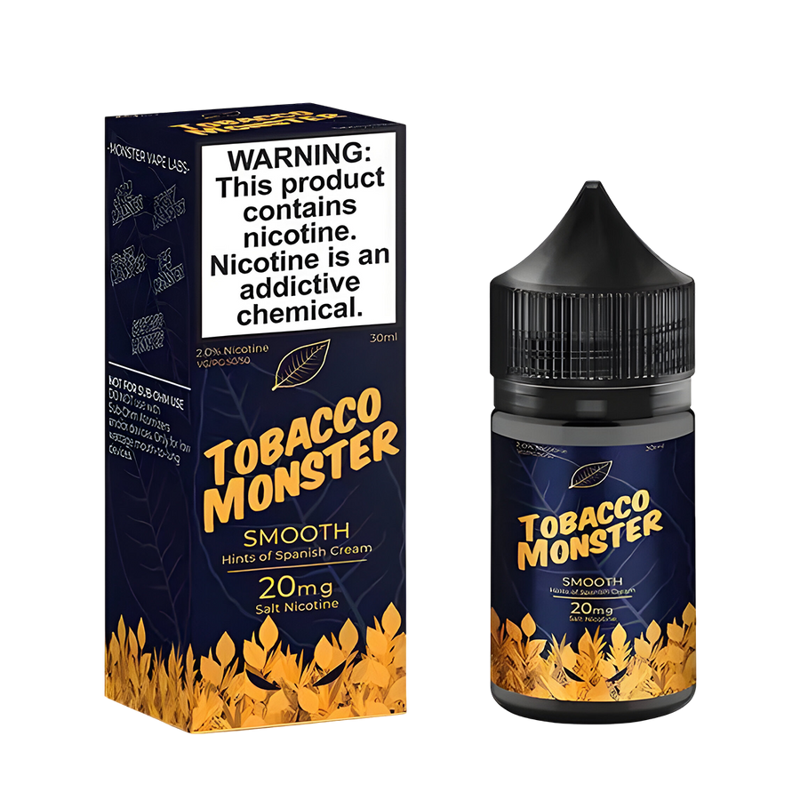 Tobacco Monster Salt Nicotine Vape Juice 20 Mg Smooth Tobacco 