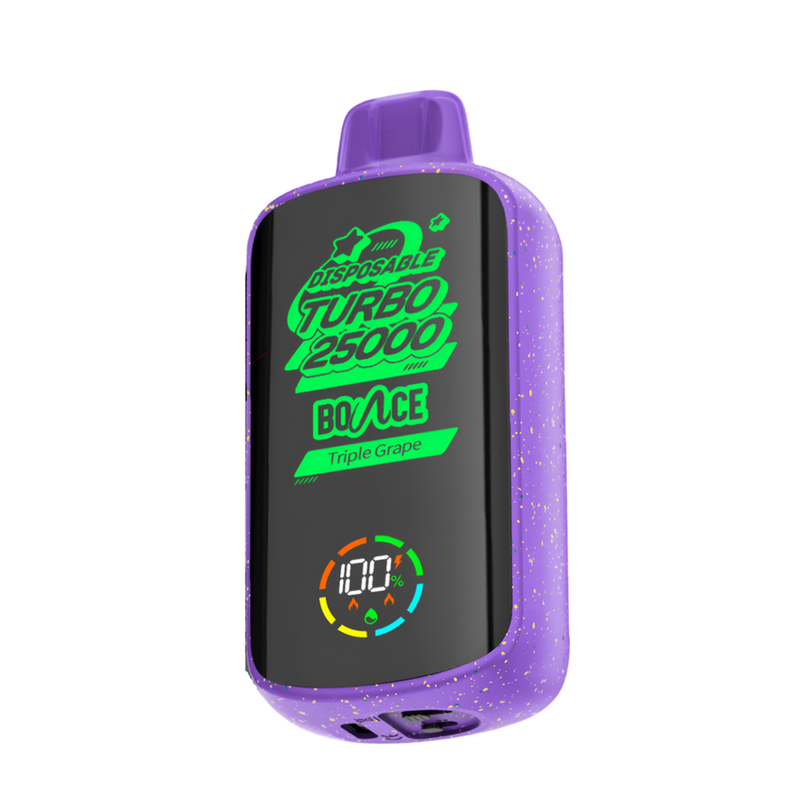 Bounce Turbo 25K Disposable Vape Triple Grape  