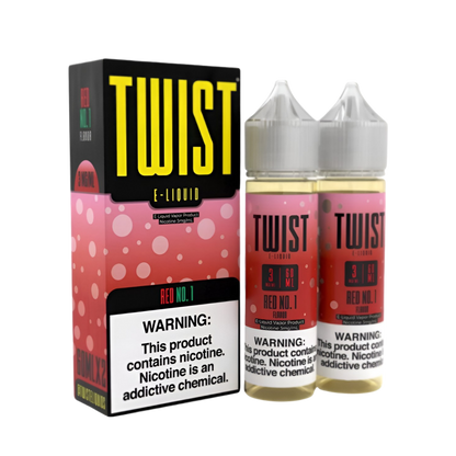 Twist Freebase Vape Juice 0 Mg Red No.1 (Watermelon Maoness) 