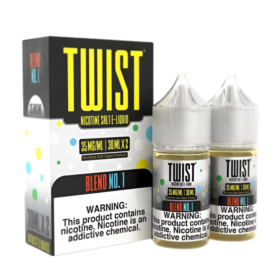 Twist Salt Nicotine Vape Juice 35 Mg Blend No.1 (Tropical Pucker Punch) 