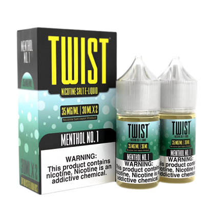 Twist Salt Nicotine Vape Juice 35 Mg Menthol No.1 