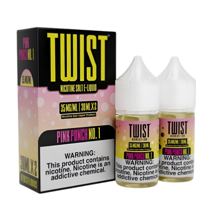 Twist Salt Nicotine Vape Juice 35 Mg Pink Punch No.1 (Lemonade) 