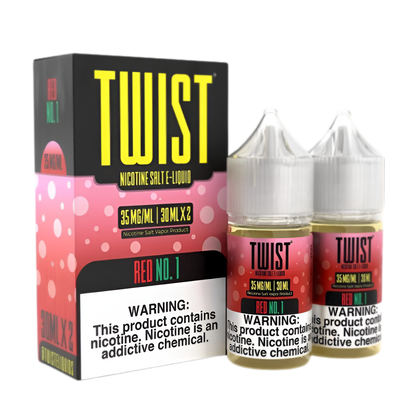 Twist Salt Nicotine Vape Juice 35 Mg Red No.1 (Watermelon Maoness) 