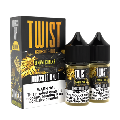 Twist Salt Nicotine Vape Juice 35 Mg Banana Amber (Banana Oatmeal Cookie) 