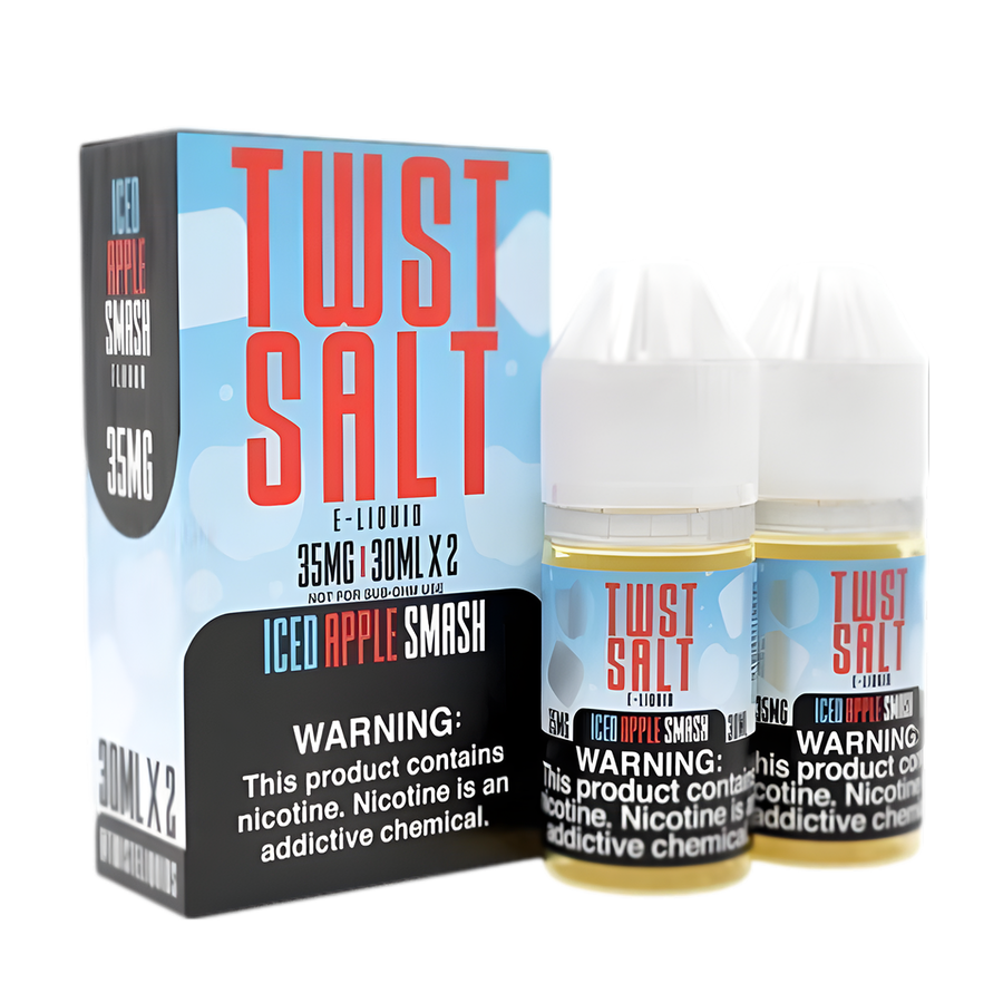 Twist Salt Nicotine Vape Juice 35 Mg Iced Apple Smash 