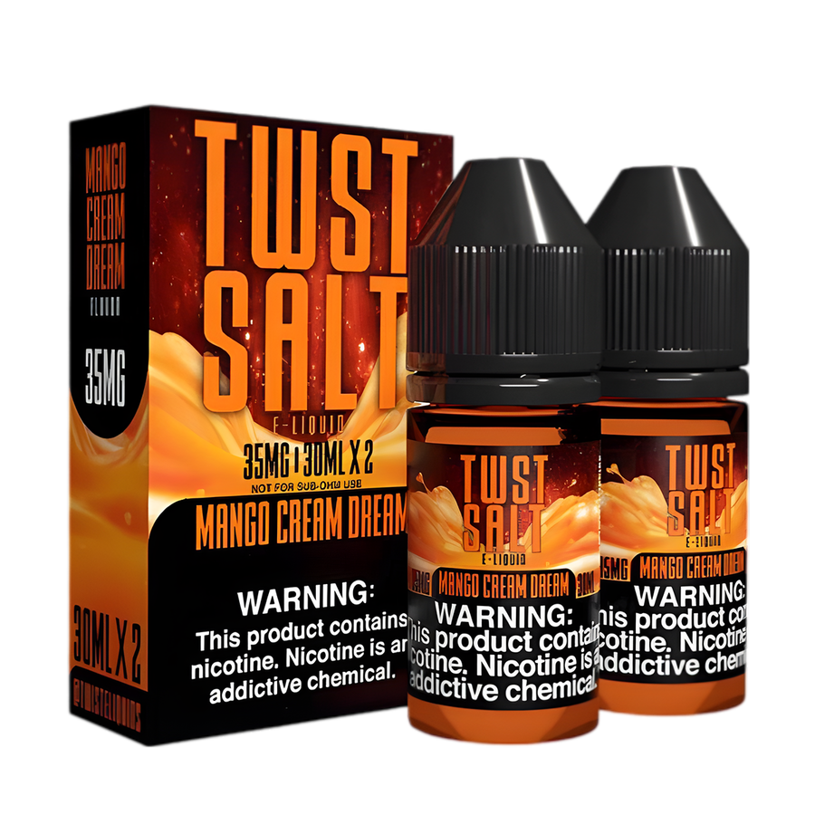 Twist Salt Nicotine Vape Juice 35 Mg Mango Cream Dream 