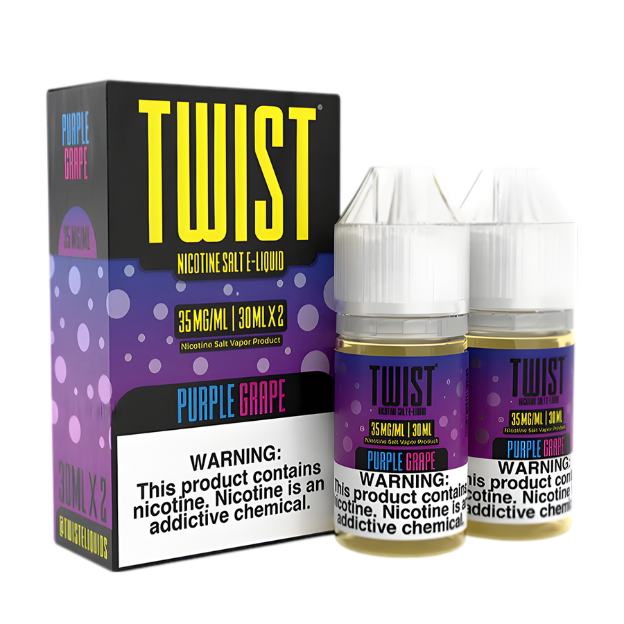 Twist Salt Nicotine Vape Juice 35 Mg Purple Grape 