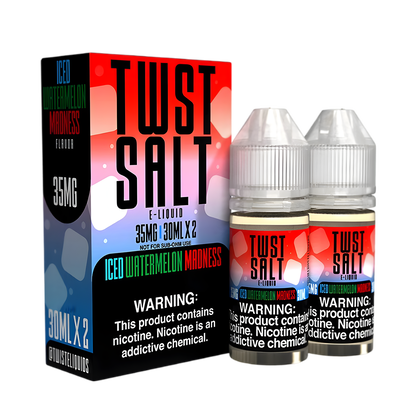 Twist Salt Nicotine Vape Juice 35 Mg Watermelon Madness Iced 