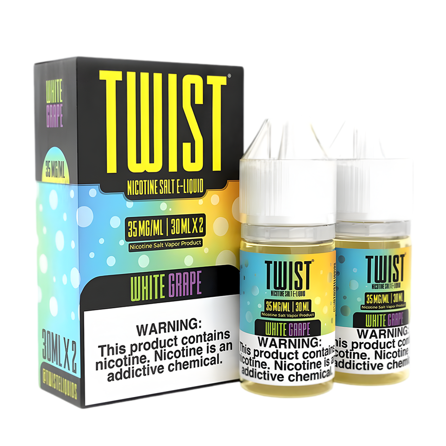 Twist Salt Nicotine Vape Juice 35 Mg White Grape (The White Grape) 