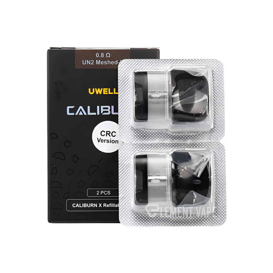 Uwell Caliburn X Replacement Pod Cartridge FeCrAl UN2 Meshed-H Coil - 0.8 Ω  