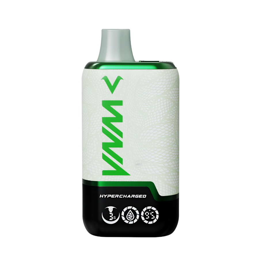 VNM Hypercharged VM25K Disposable Vape Sour Apple Ice  