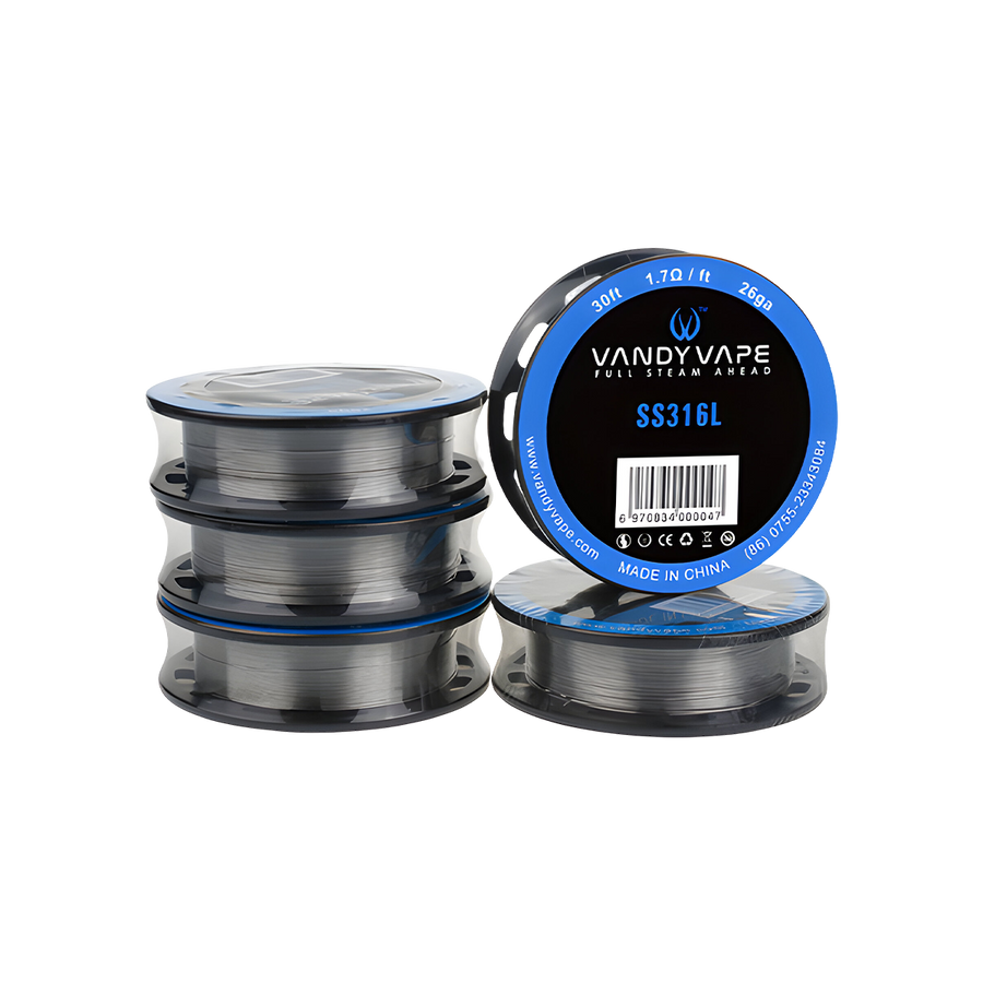 VANDY VAPE WIRE SERIES PREBUILT REPLACEMENT COILS SS316 Wire  