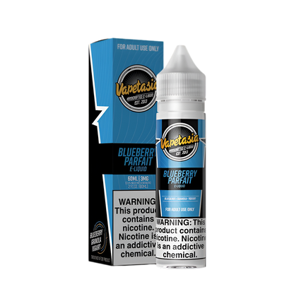 VapeTasia Freebase Vape Juice 60 Ml 0 Mg Blueberry Parfait