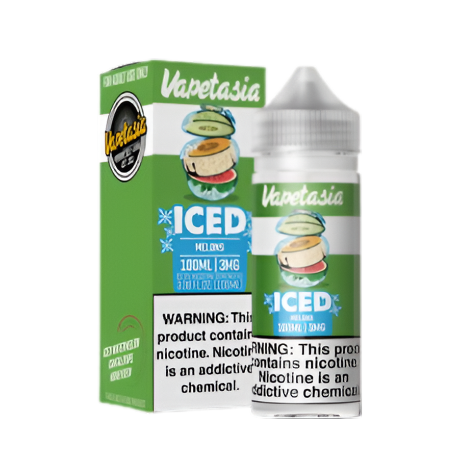 VapeTasia Iced Freebase Vape Juice 0 Mg 100 Ml Melons Iced