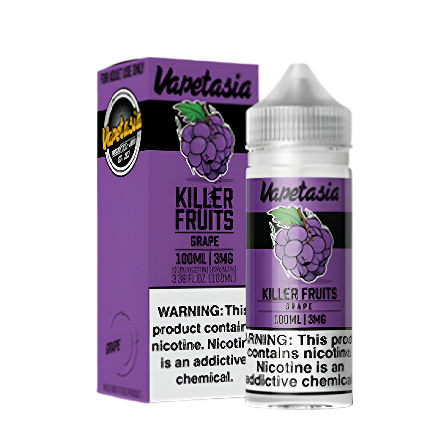 VapeTasia Killer Fruits Freebase Vape Juice 0 Mg 100 Ml Grape