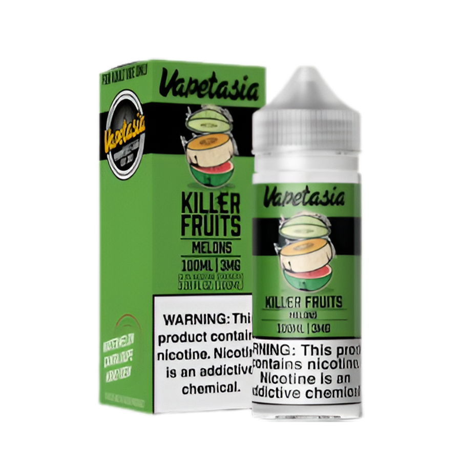 VapeTasia Killer Fruits Freebase Vape Juice 0 Mg Melons 