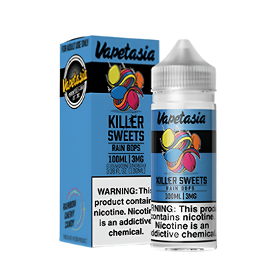 VapeTasia Killer Sweets Freebase Vape Juice 0 Mg Rain Bops 