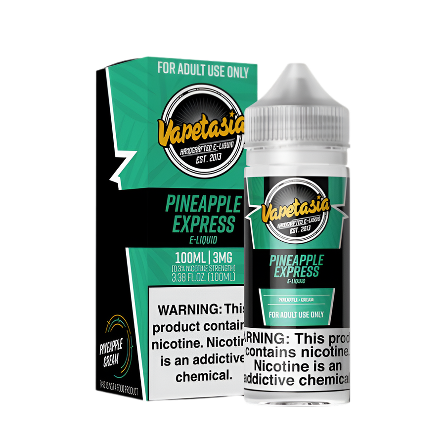 VapeTasia Freebase Vape Juice 100 Ml 0 Mg Pineapple Express