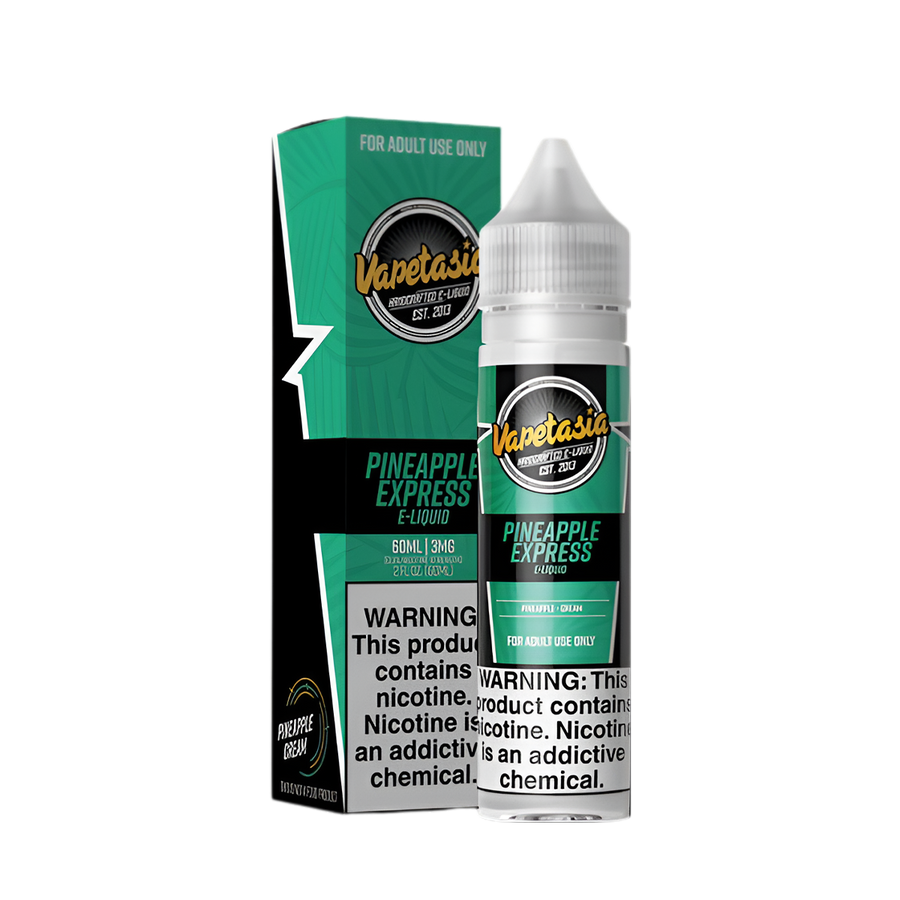 VapeTasia Freebase Vape Juice 60 Ml 0 Mg Pineapple Express