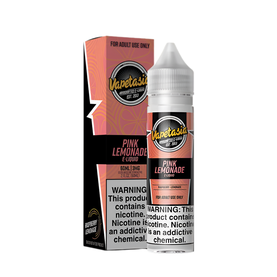 VapeTasia Freebase Vape Juice 60 Ml 0 Mg Pink Lemonade