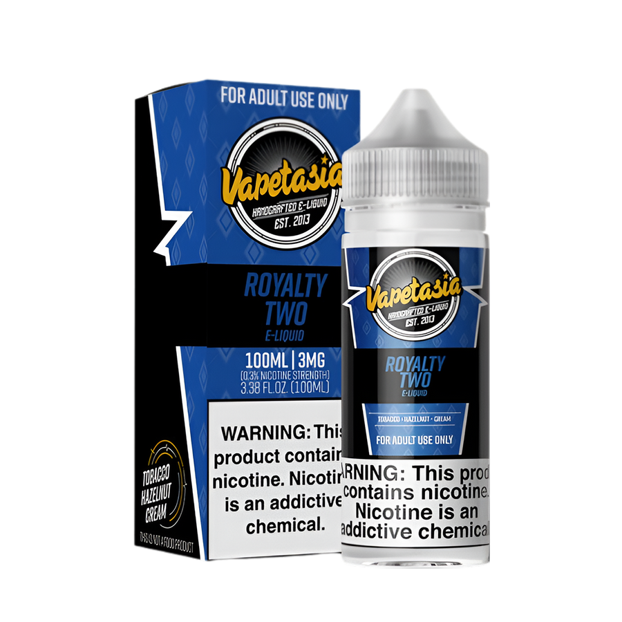 VapeTasia Freebase Vape Juice 100 Ml 0 Mg Royalty Two