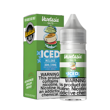 VapeTasia Killer Fruit Iced Salt Nicotine Vape Juice 24 Mg 30 Ml Iced Melons