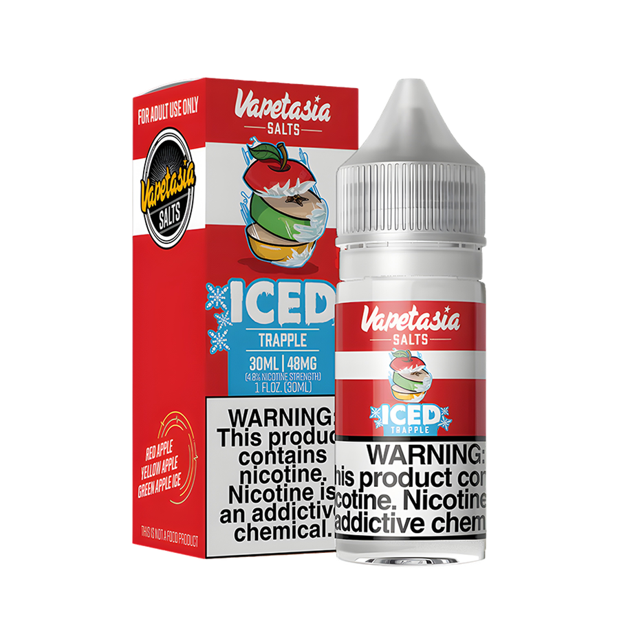 VapeTasia Killer Fruit Iced Salt Nicotine Vape Juice 24 Mg 30 Ml Iced Trapple