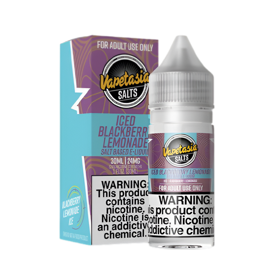 VapeTasia Iced Salt Nicotine Vape Juice 24 Mg Blackberry Lemonade Iced 